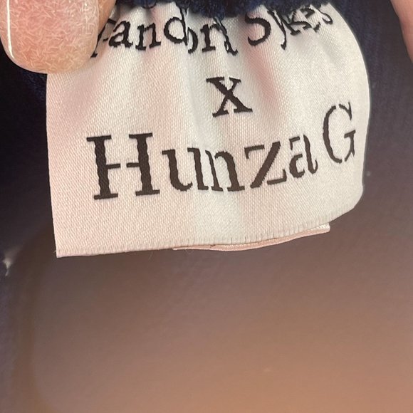 Hunza G x Pandora Sykes Tracey Frill Ruffle Bikini Bathing Suit - Picture 12 of 14